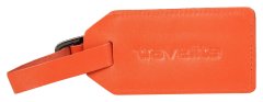 Travelite Luggage Tag Leather Orange