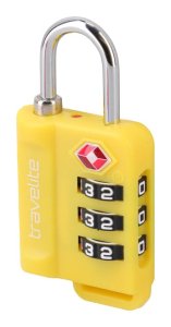 Travelite TSA Padlock Yellow