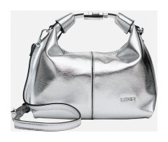 L.Credi Pamela Hobo Silver