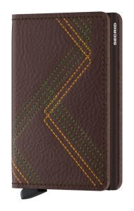 Secrid Slimwallet Stitch Linea Espresso