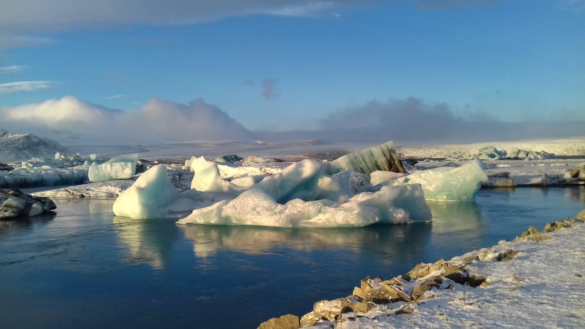 Laguna Jökulsárlón - Islanda