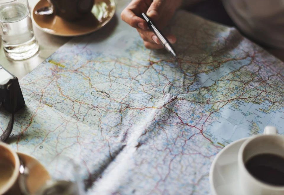 orientamento sulla mappa