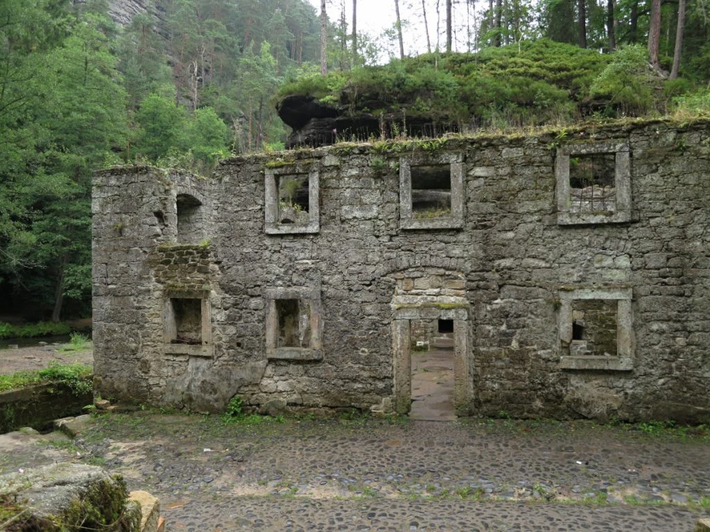 Svizzera Boema - Rovine del Mulino di Dolský
