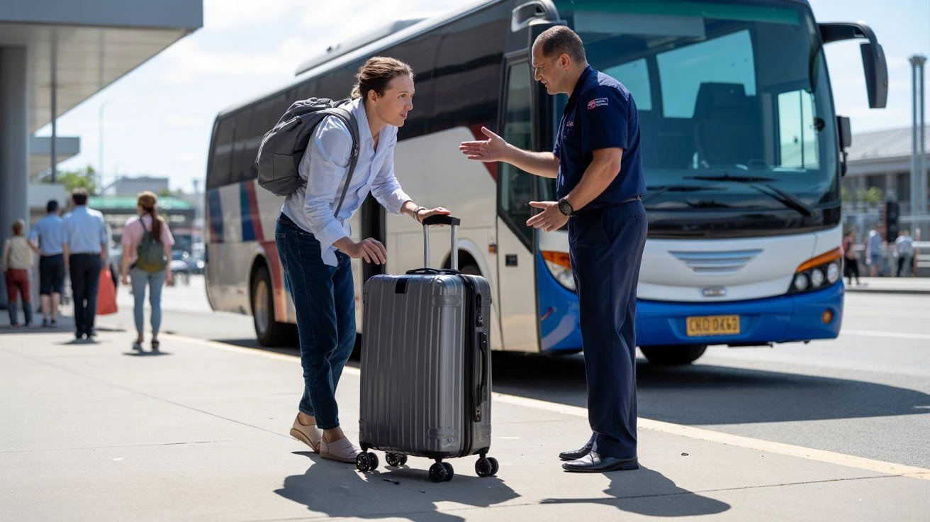 Come reclamare una valigia danneggiata da un vettore di autobus