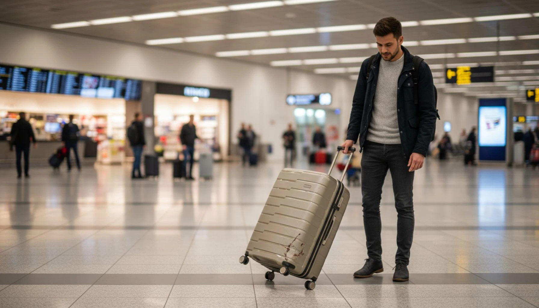 Come reclamare un bagaglio distrutto alla compagnia aerea